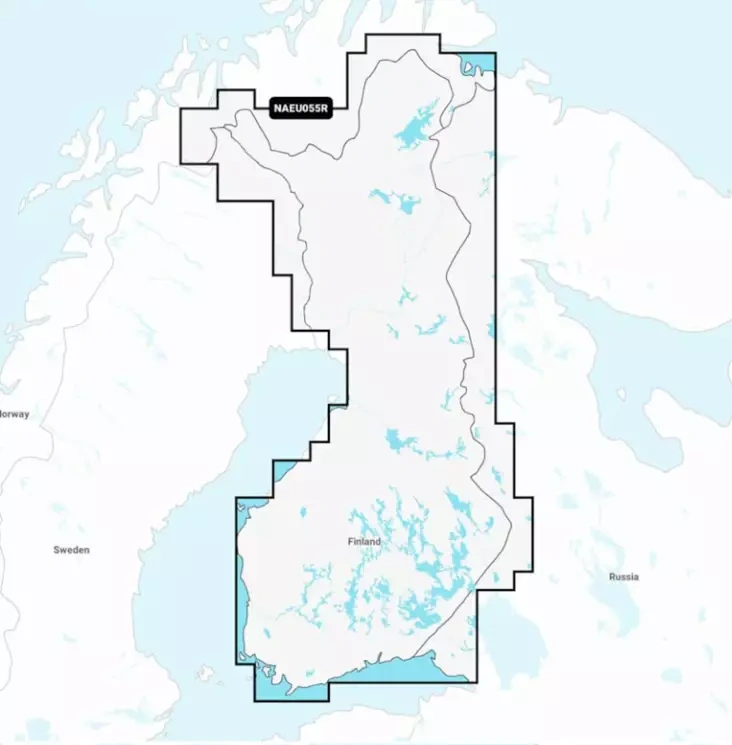 Navionics+ EU055R karttakortti Suomen sisävedet, järvet ja joet