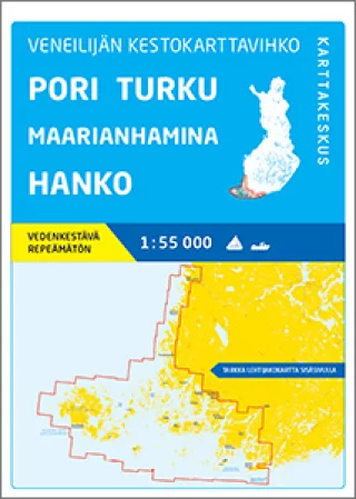 Kestokarttavihko Pori-Turku-Maarianhamina-Hanko
