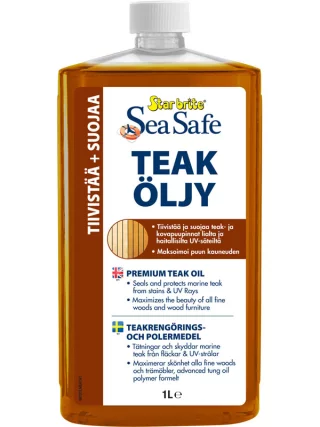 Star Brite Sea Safe Teak Öljy 1 l
