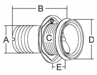 Pakoputken Läpivienti 38mm RST