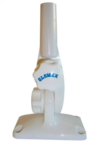 Glomex RA135FME nylon taittuva tasopinta-asennusjalka, Valkoinen
