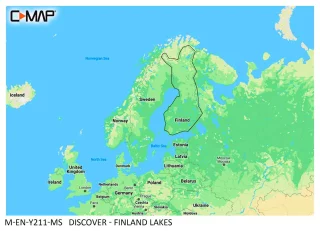 C-MAP DISCOVER Suomen sisävedet karttakortti