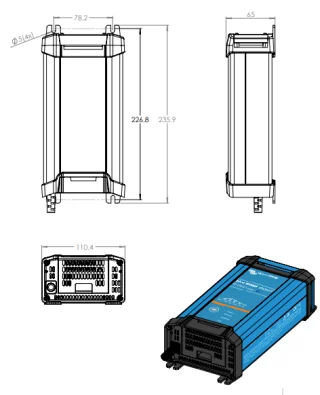 Akkulaturi Victron Blue Smart 12V/30A IP22 (1)