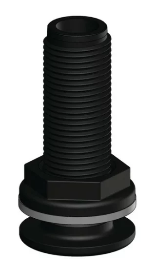Trudesign Läpivienti 1/2" Musta