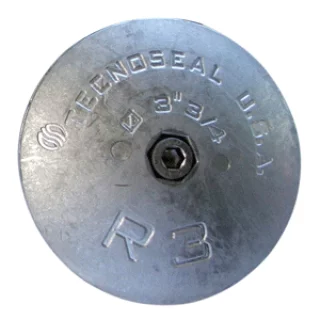 Tecnoseal R3AL peräsin- ja trimmilevyanodi 95 mm alumiinia