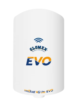 Glomex Webboat 4G Lite Evo Internet-järjestelmä, Valkoinen