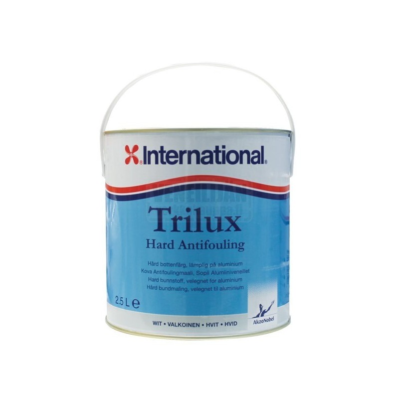 International  Trilux Hard Antifouling Maali 2,5L Valkoinen